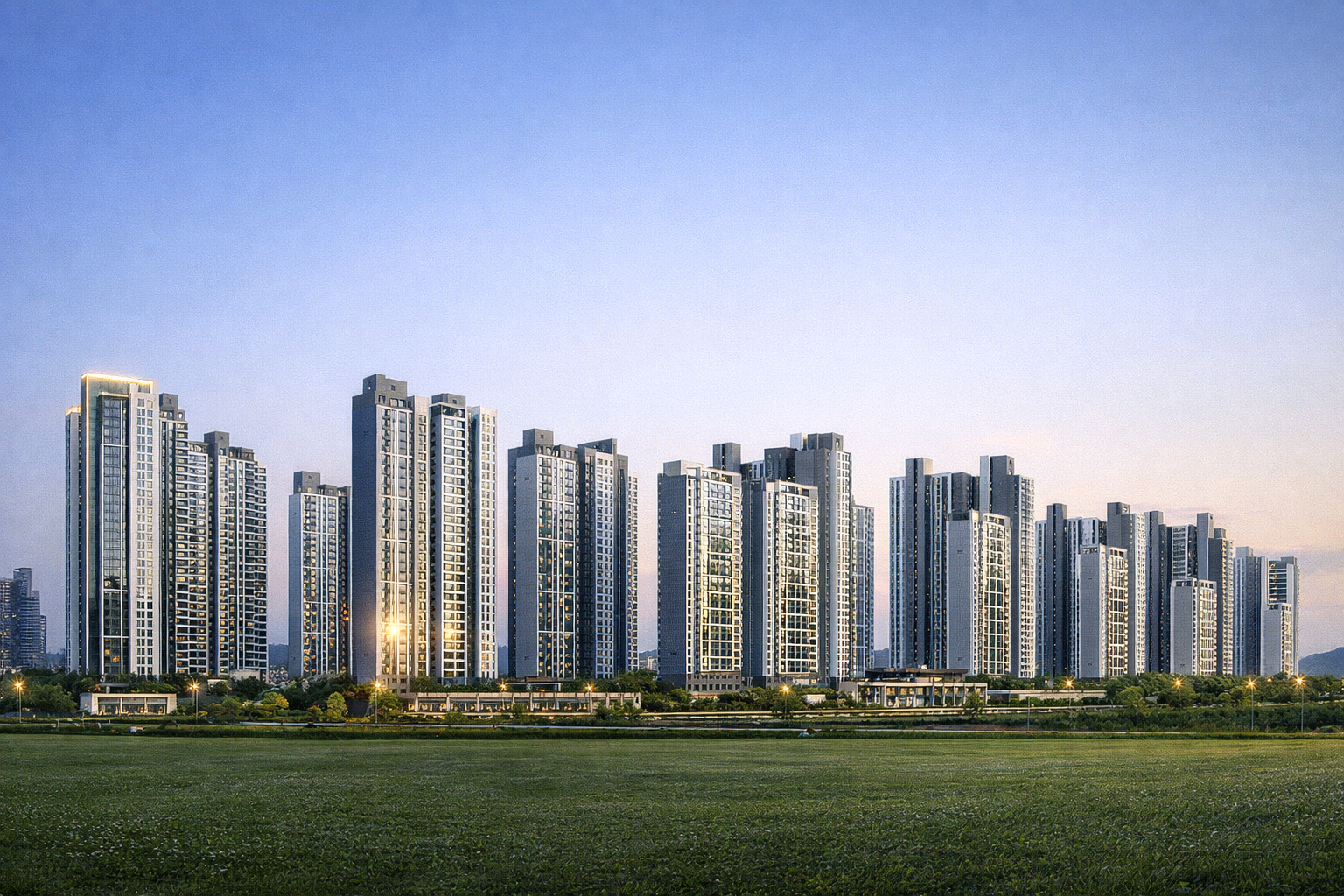 외관 이미지와 설계 콘셉트 대표 이미지